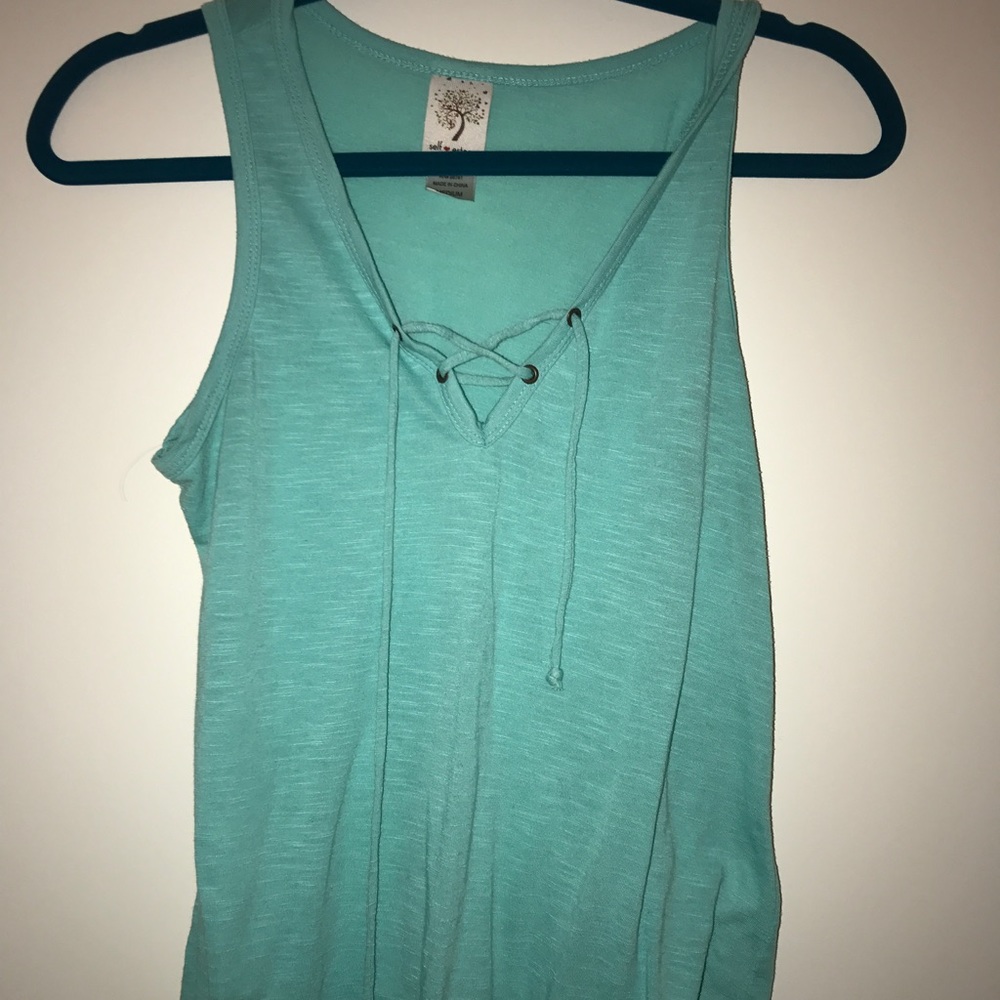 Turquoise tank